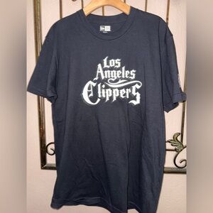 New Era Mister Cartoon Black Los Angeles Clippers Tee
